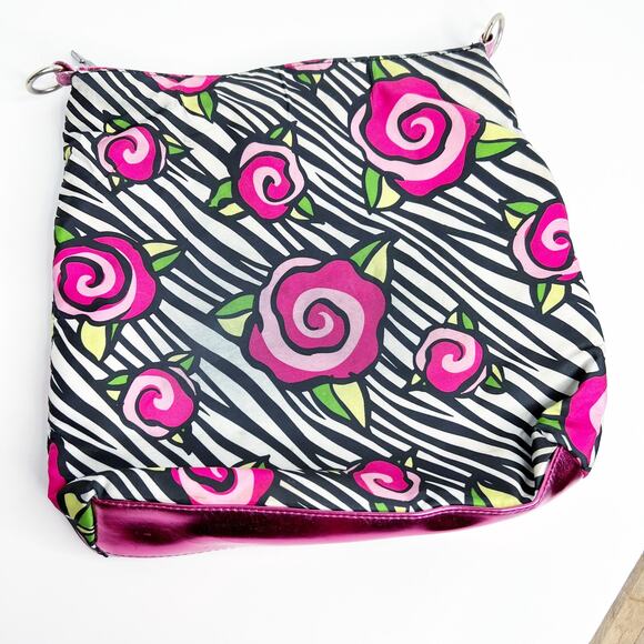 Betsey Johnson Betseyville Floral Bag Missing Strap - Picture 2 of 13